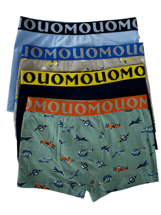 Uomo Set of Kids' Boxers Multi4 4pcs