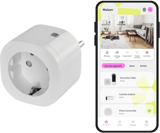 Pack 2 Smart Plugs Wireless Tuya Omajin By Netatmo