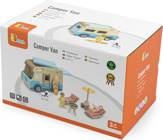 Viga Toys Miniature Toy Camping Caravan