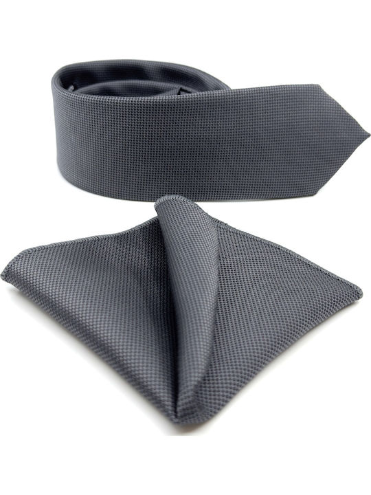 Legend Accessories Men's Tie Set Monochrome Charcoal