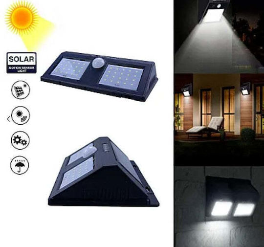 Ηλιακός Λαμπτήρας Xf 6029 2 X 20 Led Αισθητήρα Κίνησης Φωτός
