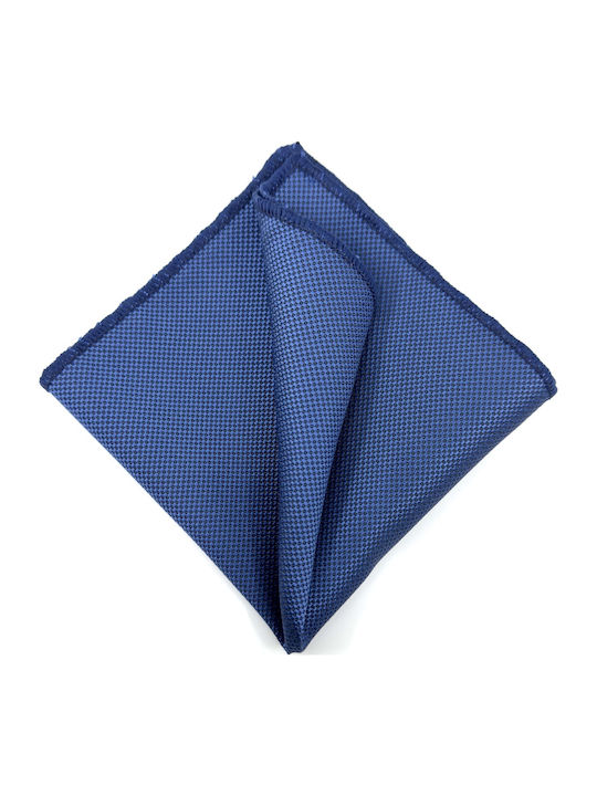 Legend Accessories Herren Krawatten Set Synthetisch,Polyester/Cotton/Leather Monochrom in Blau Farbe
