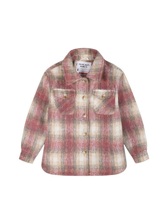 Energiers Kids Checked Shirt Beige