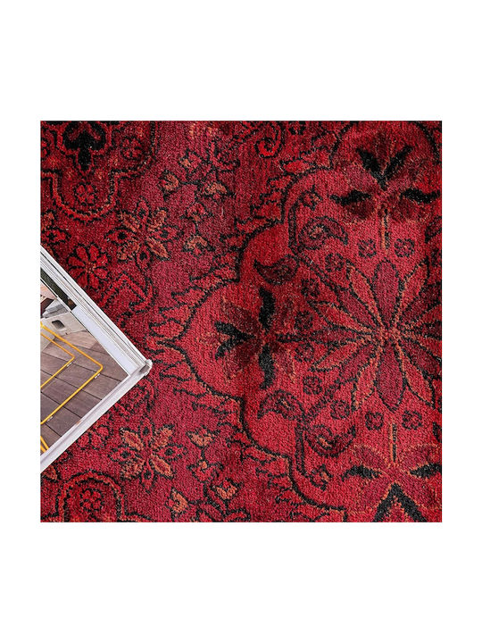 Saray Home Bokhara Wohnzimmer Teppich Rechteckig mit Fransen Bordeaux 275x365cm