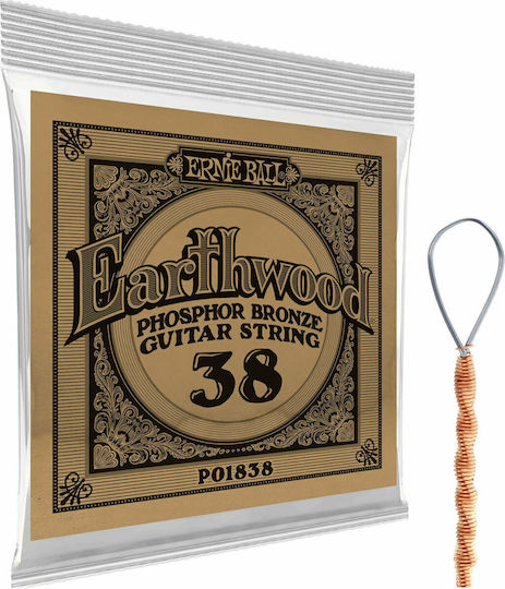 Ernie Ball Earthwood Μονή Χορδή Phosphor Bronze Λαούτου 38"