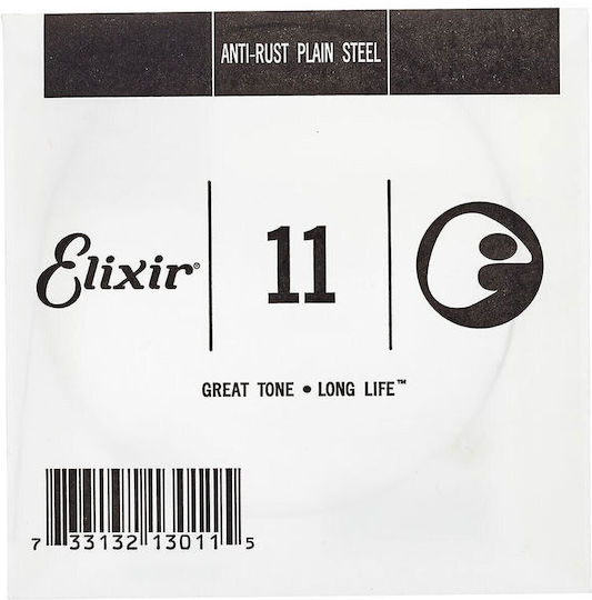 Elixir Single Steel String for Electric Guitar Anti-Rust Loop End .011"