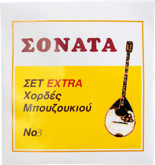 Sonata Set of Strings for Bouzouki Sonata Extra No3 - 11άρες 11 - 14"