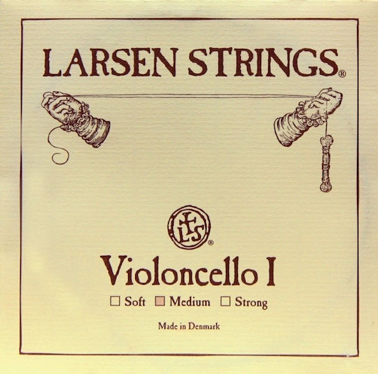 Larsen Single Stainless Steel String for Cello 4/4 Original Cello A (La) Medium 4/4