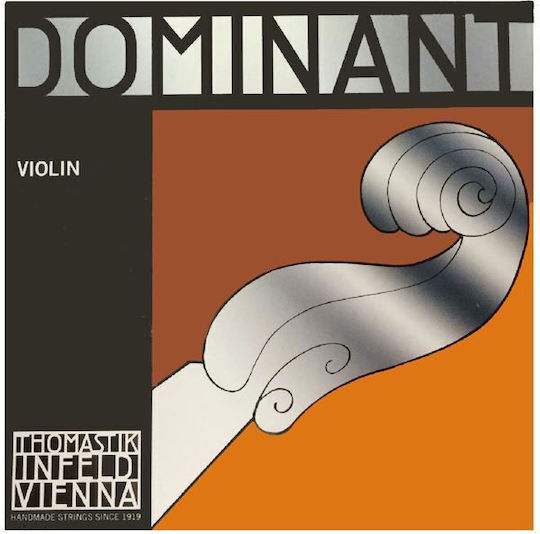 Thomastik Einzeln Synthetischer Kern Saiten 4Stück für Geige 1/2 / 3/4 Dominant Violin Mittel 1/2