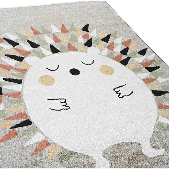 Carousel Hedgehog Παιδικό Χαλί Γκρι 160x230cm
