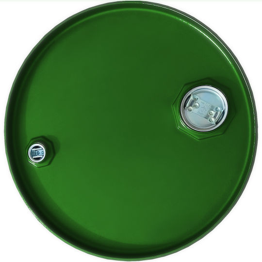 Th 60l Metal Steel Barrel 2 3/4 Caps Green