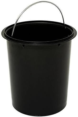 Atmosphera Plastic Bathroom Basket Soft Close 5lt Beige