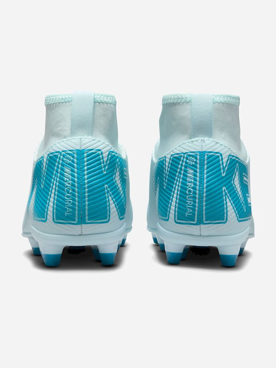 Mercurial Superfly 10 Club FG/MG Kids Soccer Cleats & Shoes Molded Glacier Blue Blue Orbit