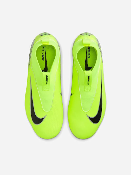 Ghete De Fotbal Pentru Copii Cu Glezna Înaltă Jr Mercurial Superfly 10 Academy Cu Crampoane Negre