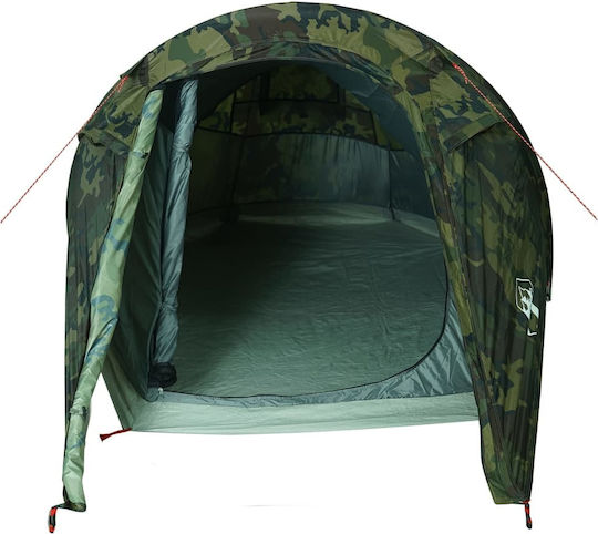 vidaXL Summer Camping Tent Tunnel Green for 2 People 272x233x90cm Variation