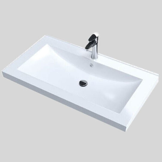 Sanitec Venga Επικαθήμενος Νιπτήρας Πορσελάνης 70x50x15cm Λευκός Sanitec Venga Επικαθήμενος Νιπτήρας Πορσελάνης 70x50x15cm Λευκός