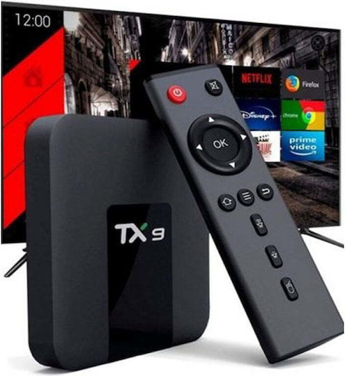 Tanix TV Box TX9 4K UHD USB 2.0 2GB RAM και 16GB Αποθηκευτικό Χώρο με Λειτουργικό Android