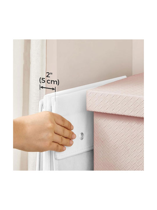 Songmics Door Hook 4 Slots Metallic 33.5x12x100cm