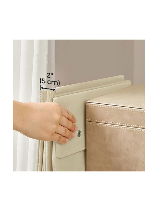 Songmics Door Hook 4 Slots Metallic 33.5x12x100cm