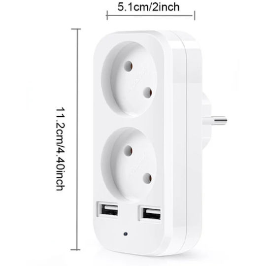 Cameră Spion Iuni Ad1 Adaptor Dual 32 Gb Wi-fi Full Hd Senzor de Mișcare