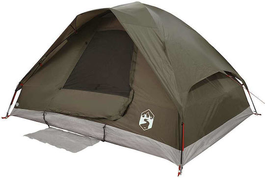 vidaXL Campingzelt Iglu Braun für 2 Personen 220x156x123cm