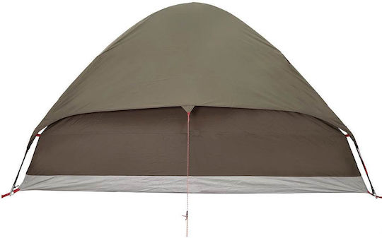 vidaXL Campingzelt Iglu Braun für 2 Personen 220x156x123cm