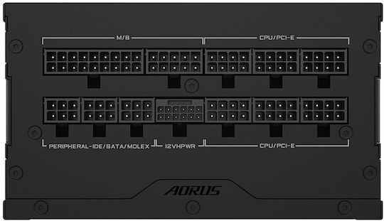 Gigabyte Aorus Elite P1000W 1000W Μαύρο Τροφοδοτικό Υπολογιστή Full Modular 80 Plus Platinum