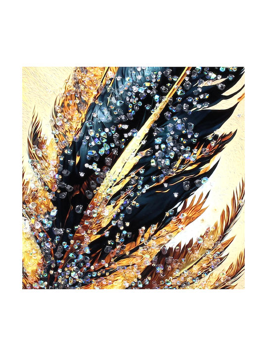 Keskor Threefold Painting Wooden 90x50cm