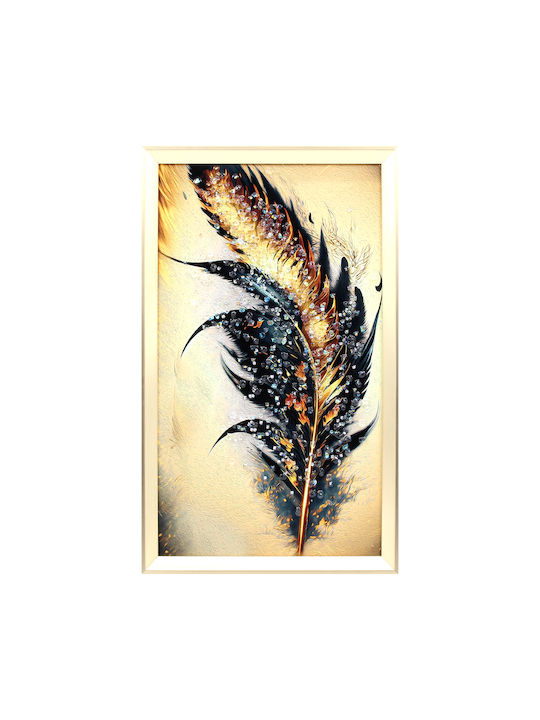 Keskor Threefold Painting Wooden 90x50cm