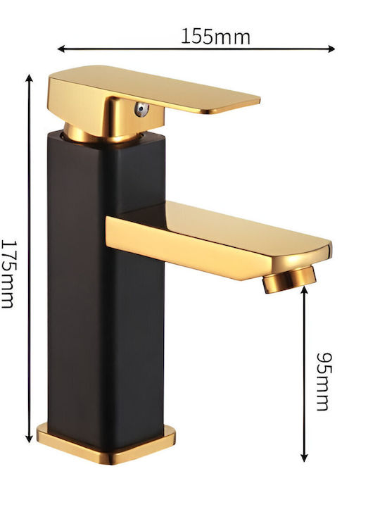 Mixing Sink Faucet Black