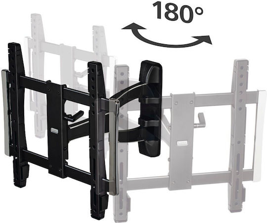 HAMA 00118056 Βάση Τηλεόρασης Τοίχου έως 65" και 50kg Μαύρο