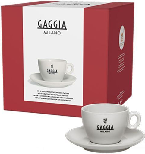 Gaggia Milano Комплект Чаши Cappuccino 4 Бройки Gaggia Milano Комплект Чаши Cappuccino 4 Бройки