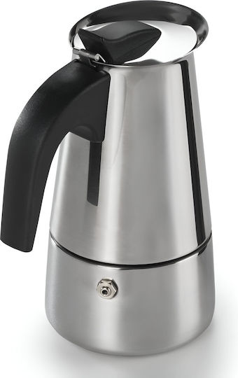 Xavax Ηλεκτρικό Μπρίκι Espresso 4cups Inox Ασημί