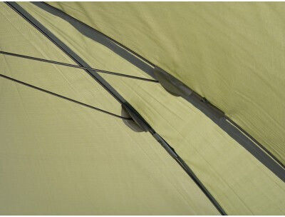 Delphin Rainy Faltbar Strandsonnenschirm Durchmesser 2.5m Grün