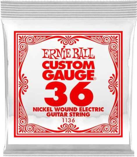 Ernie Ball Единична Струна Никелова Рана За Лаутo 36"