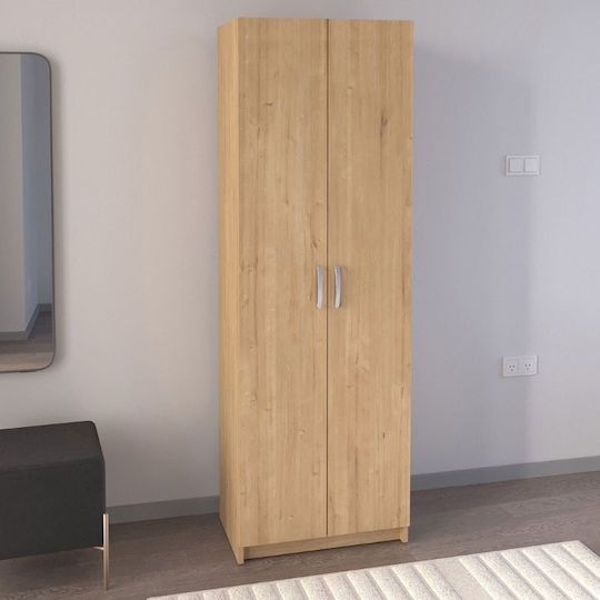 Doppeltür Kleiderschrank Renso Sapphire Oak 59.8x37.8x178.5cm