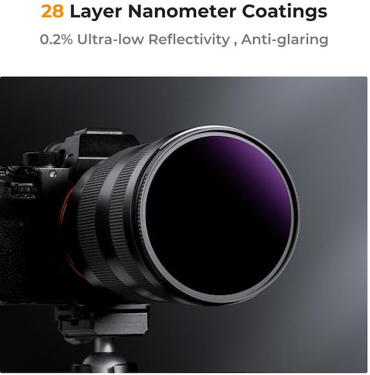 K&F Concept Nano-x Filter Klar Durchmesser 67mm für Kameraobjektive