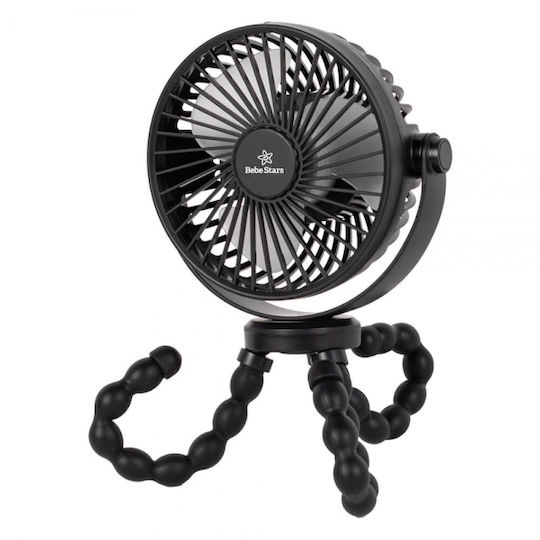 Bebe Stars Fan USB Schwarz 20-160