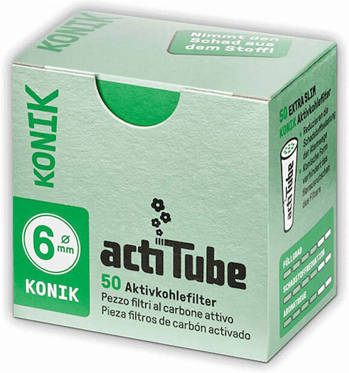 ActiTube Extra Slim Φίλτρα Πίπας 50τμχ (10 Συσκευασίες)