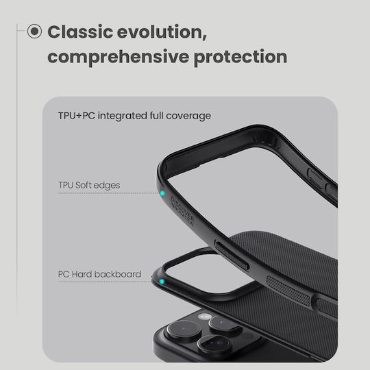Nillkin Super Frosted Shield Pro Umschlag Rückseite Kunststoff / Silikon 0.5mm Wasserdicht Grün (iPhone 17 Pro Max / iPhone 17 Pro / iPhone 16 Pro Max)