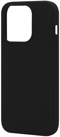 iNOS S-Cover Back Cover Silicone Black (iPhone 14 Pro)