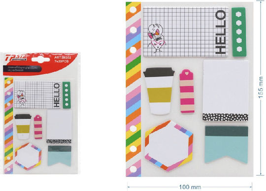 Sticky Note Pads in Cube Set of 20pcs 28352