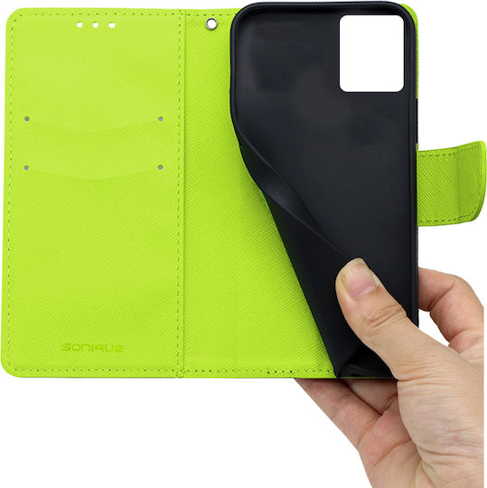 Sonique Trend Wallet Synthetic Leather Navy Blue (Moto G32)