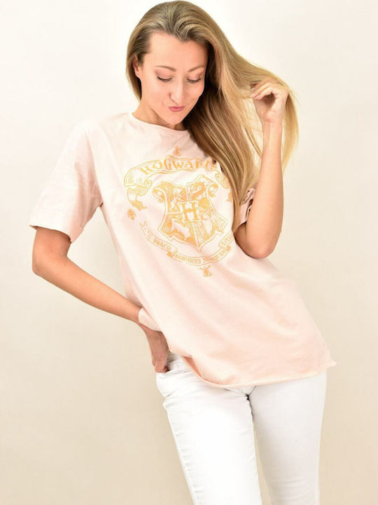 Γυναικείο Oversized T-shirt Σομόν