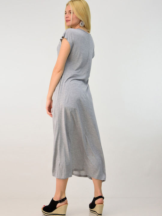 Sommerlich Tunika Kurzärmelig grey
