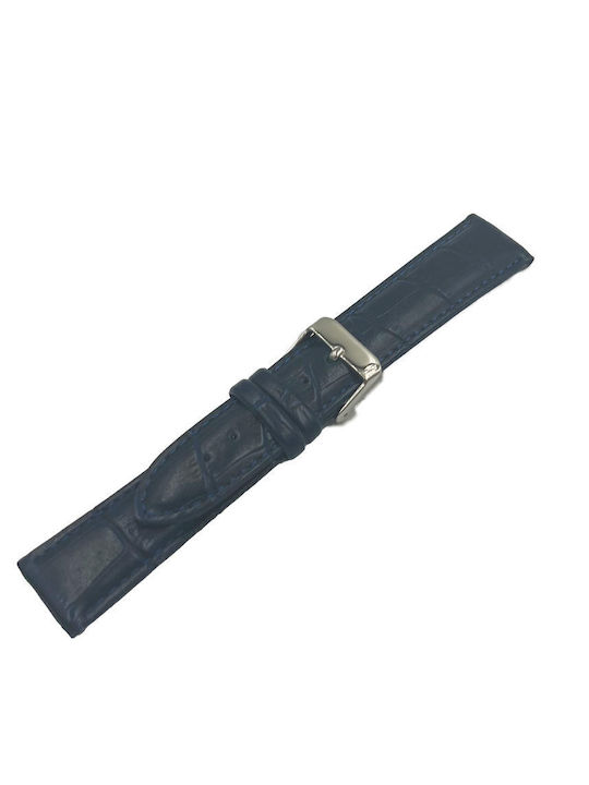 ByLeather Δερμάτινο Λουράκι Μπλε 24mm