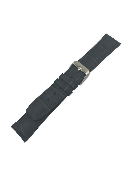 ByLeather Δερμάτινο Λουράκι Γκρι 20mm