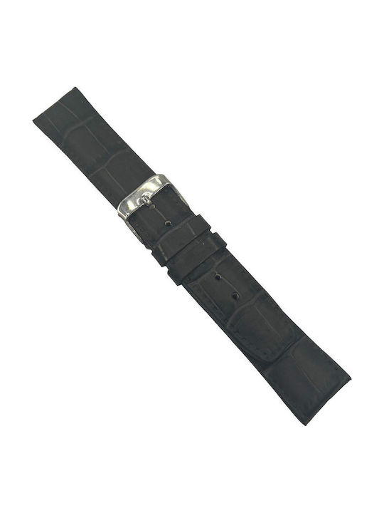 ByLeather Δερμάτινο Λουράκι Γκρι 24mm