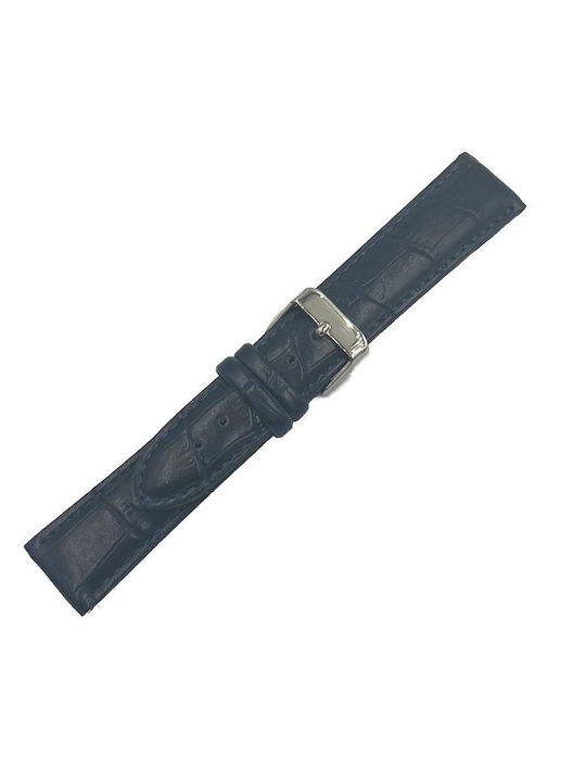 ByLeather Δερμάτινο Λουράκι Μπλε 18mm