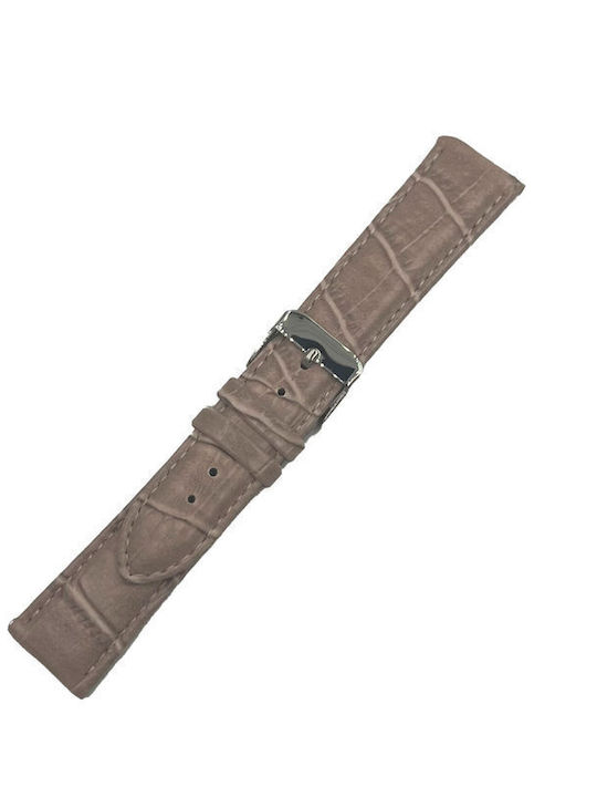 ByLeather Δερμάτινο Λουράκι Μπεζ 20mm